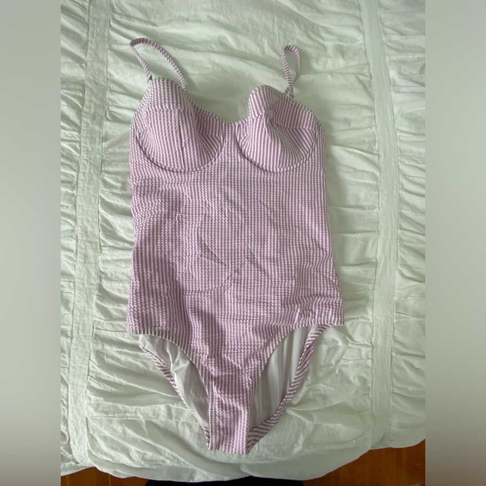 Seersucker one piece